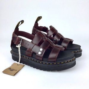 Dr. Martens Terry Leather Strap Brando Sandals